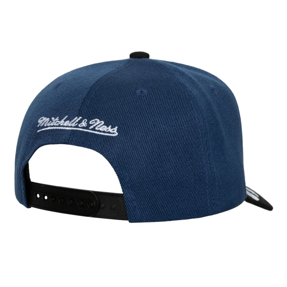 Tampa Bay Lightning Mitchell & Ness Underarch Two-Tone Pro Crown Snapback Hat - Blue/Black - NHL