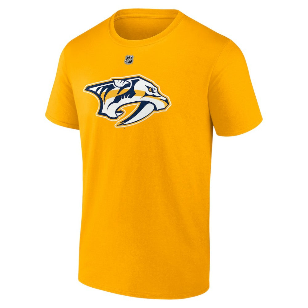Jonathan Marchessault Nashville Predators Fanatics Authentic Stack Name & Number T-Shirt - Gold - NHL