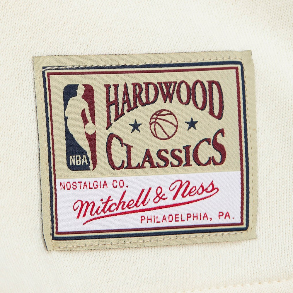 Philadelphia 76ers Women's Hardwood Classics Pullover Sweatshirt Cream - NBA