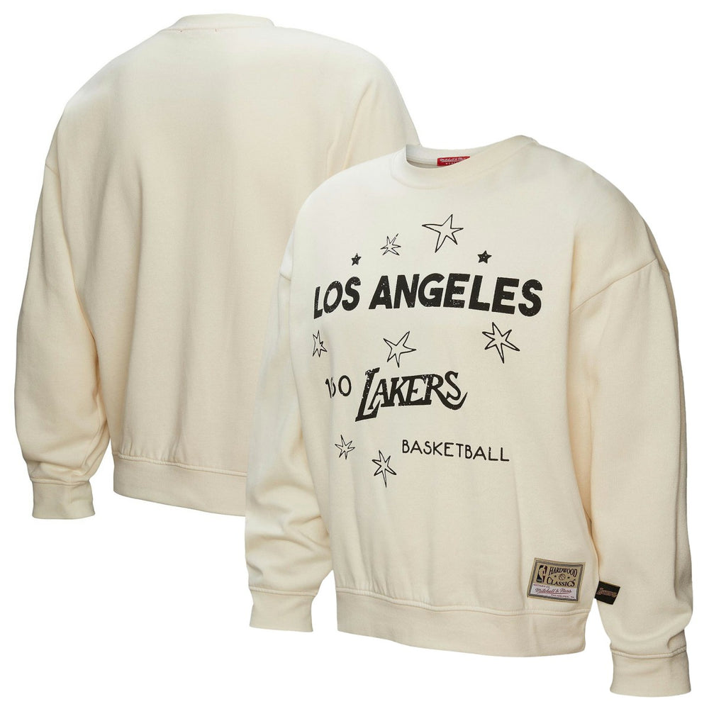 Los Angeles Lakers Women's Hardwood Classics Pullover Sweatshirt Gold - NBA