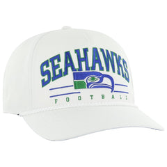 Seattle Seahawks '47 Roscoe Hitch Rope Adjustable Hat White | 47 brand