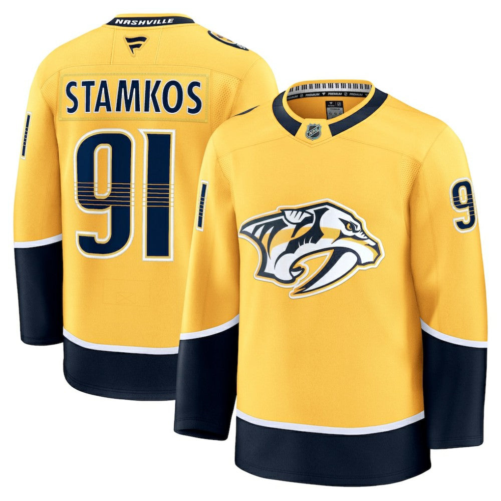 Steven Stamkos Nashville Predators Fanatics Home Premium Jersey - Gold - NHL
