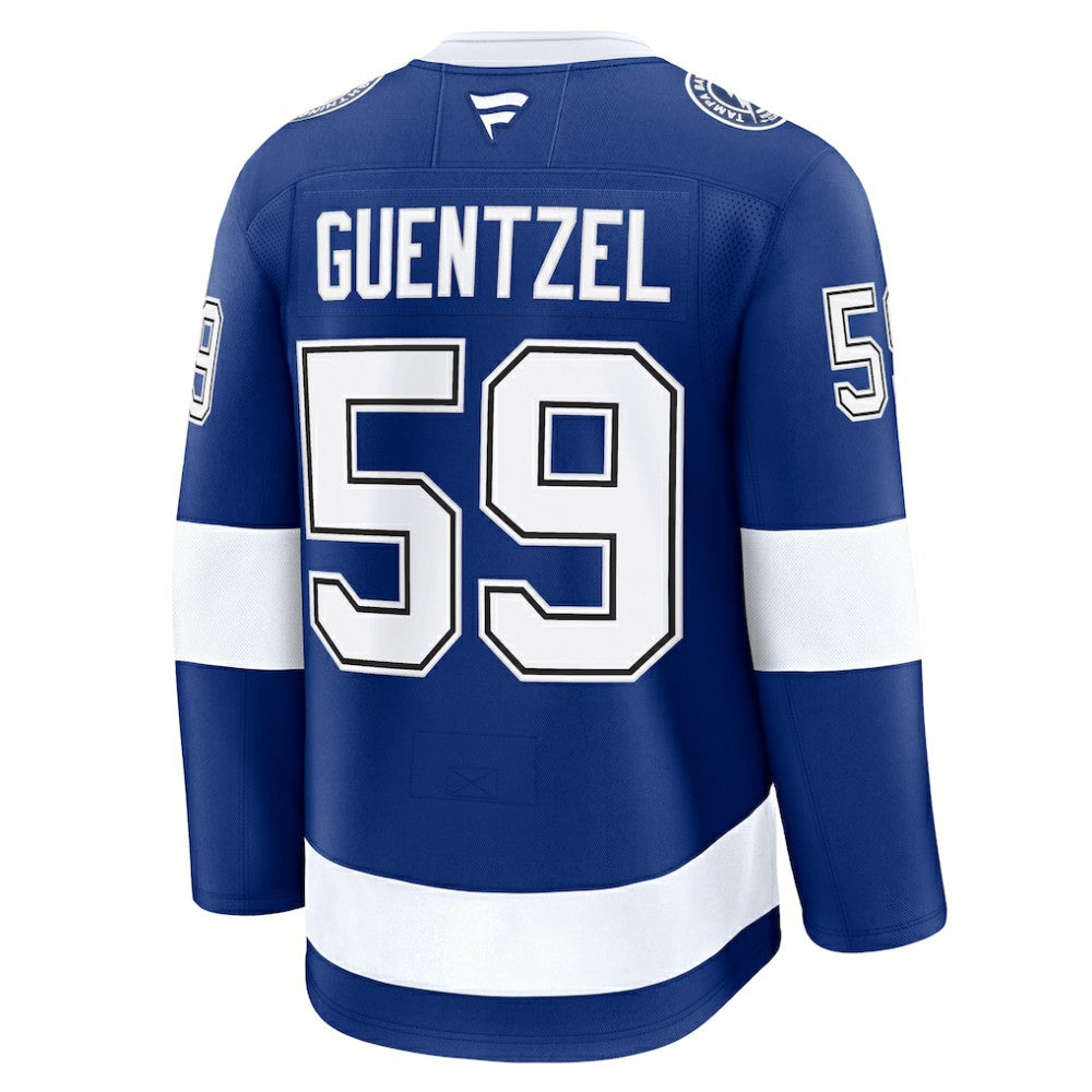 Jake Guentzel Tampa Bay Lightning Fanatics Home Premium Jersey - Blue - NHL