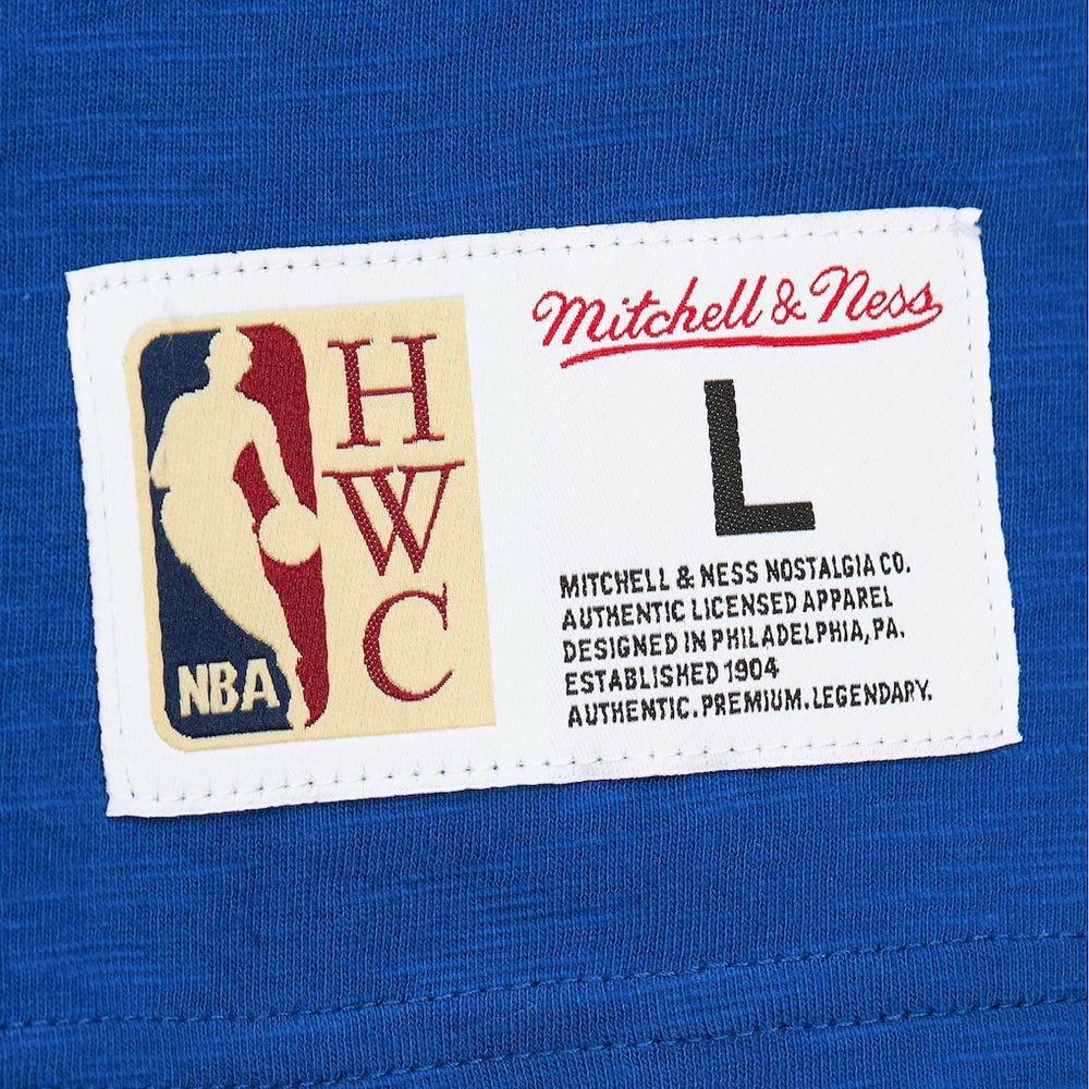 Denver Nuggets Hardwood Classics Felt Applique Slub T-Shirt Royal - NBA