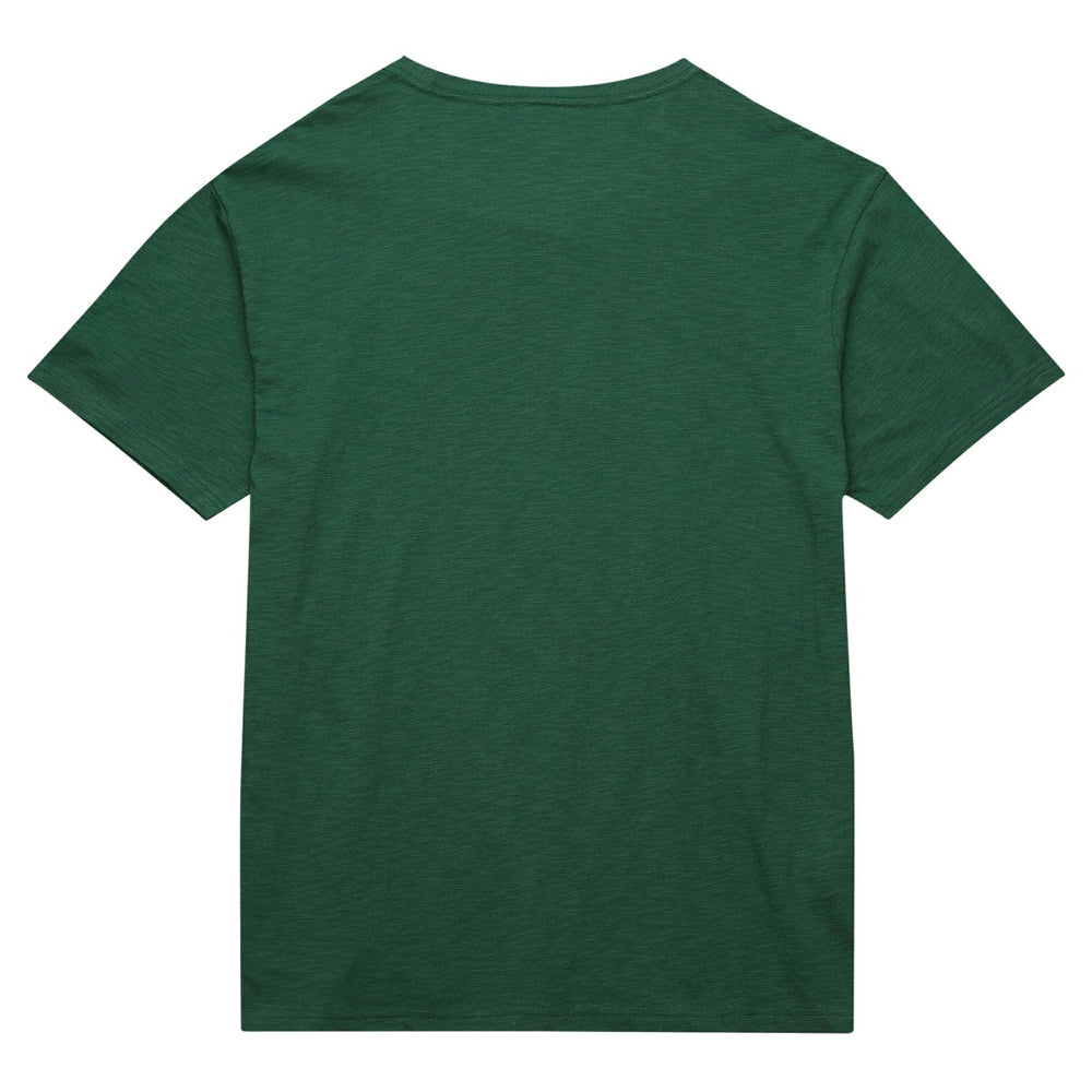 Milwaukee Bucks Hardwood Classics Felt Applique Slub T-Shirt Green - NBA
