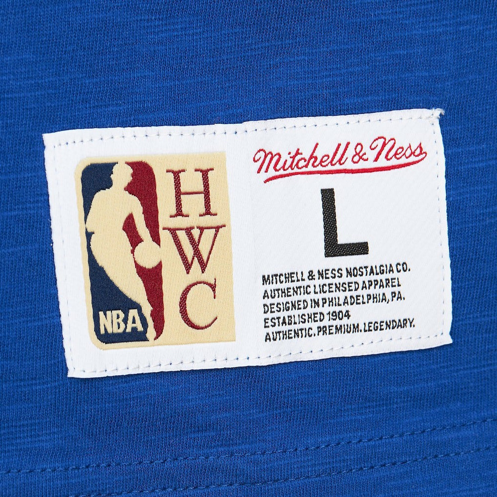Minnesota Timberwolves Hardwood Classics Felt Applique Slub T-Shirt Blue - NBA