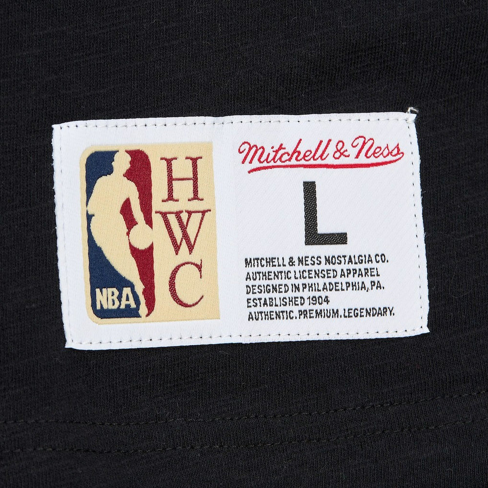Orlando Magic Hardwood Classics Felt Applique Slub T-Shirt Black - NBA