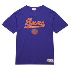 Phoenix Suns Hardwood Classics Felt Applique Slub T-Shirt Purple - NBA