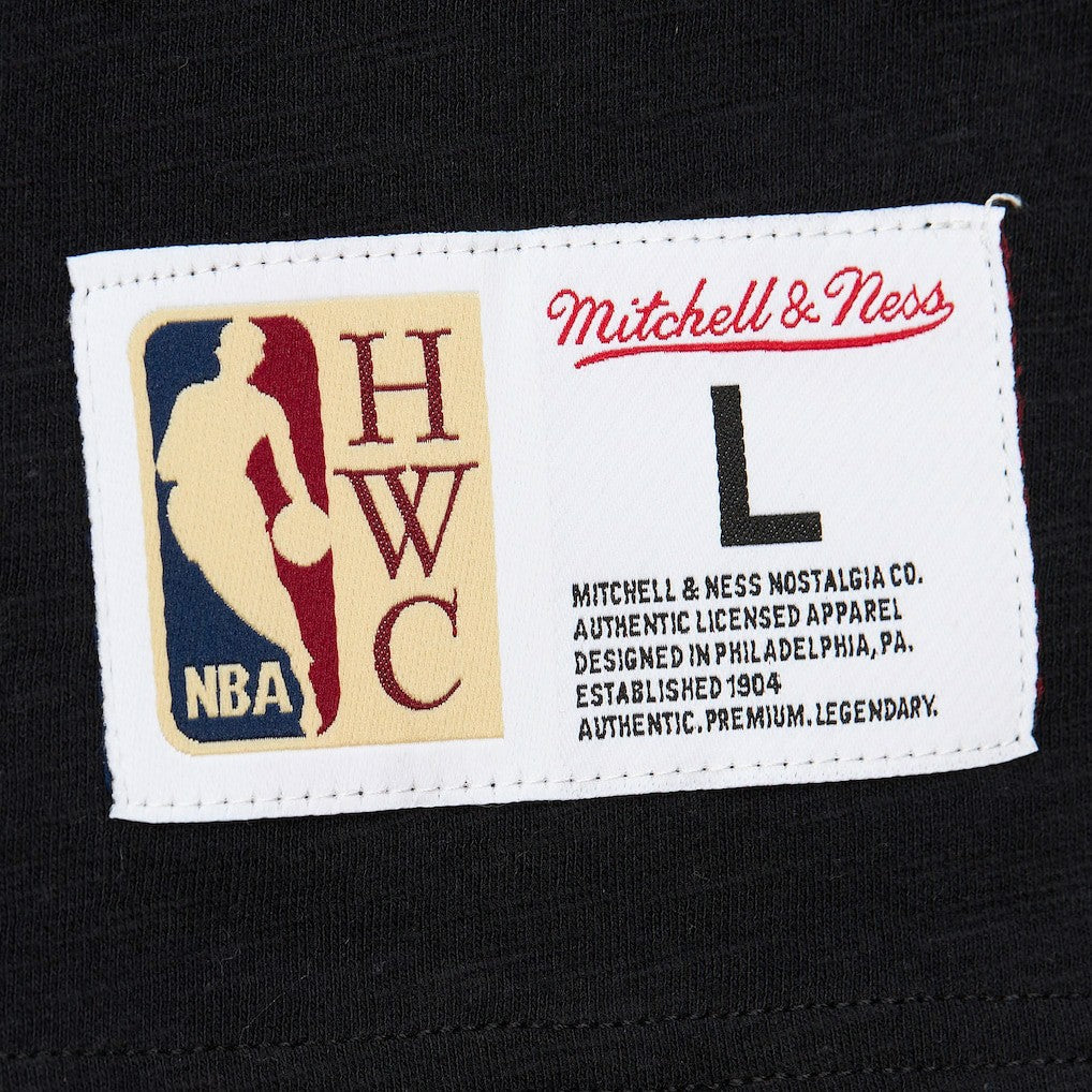 Boston Celtics Hardwood Classics Felt Applique Slub T-Shirt Black - NBA