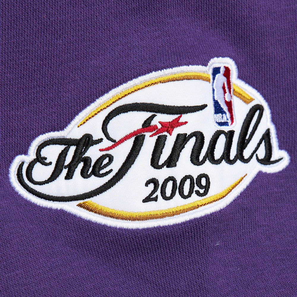 Los Angeles Lakers Hardwood Classics All Over 4.0 Pullover Sweatshirt Heather Gray - NBA