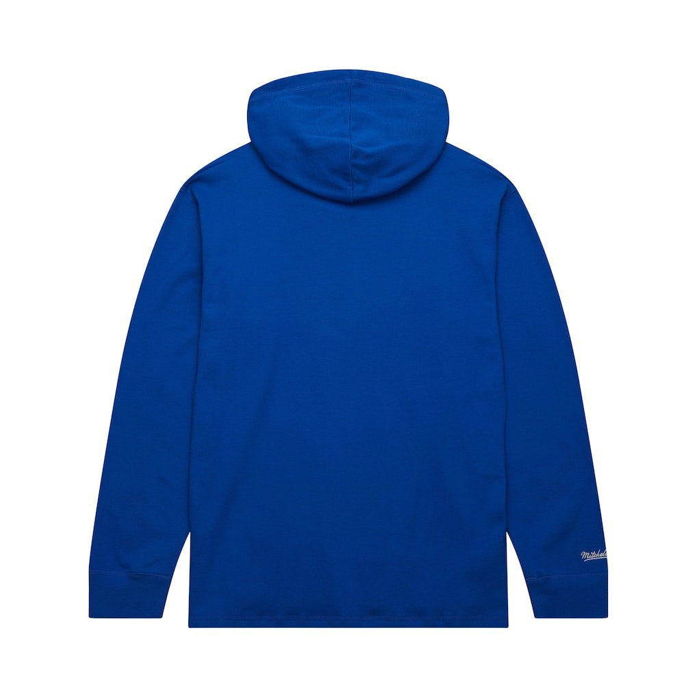 Golden State Warriors Hardwood Classics Lightweight Thermal Pullover Hoodie Royal - NBA