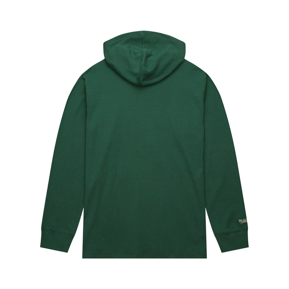 Milwaukee Bucks Hardwood Classics Lightweight Thermal Pullover Hoodie Green - NBA