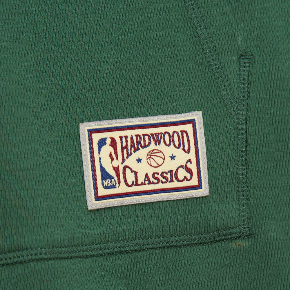Milwaukee Bucks Hardwood Classics Lightweight Thermal Pullover Hoodie Green - NBA