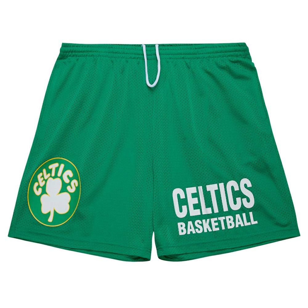 Boston Celtics Hardwood Classics Gameday Mesh Shorts Kelly Green - NBA