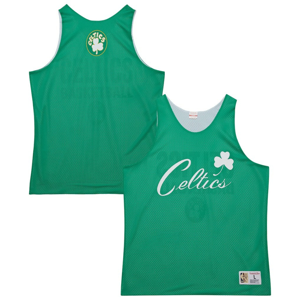 Boston Celtics Hardwood Classics Reversible Mesh Practice Jersey Kelly Green/White - NBA