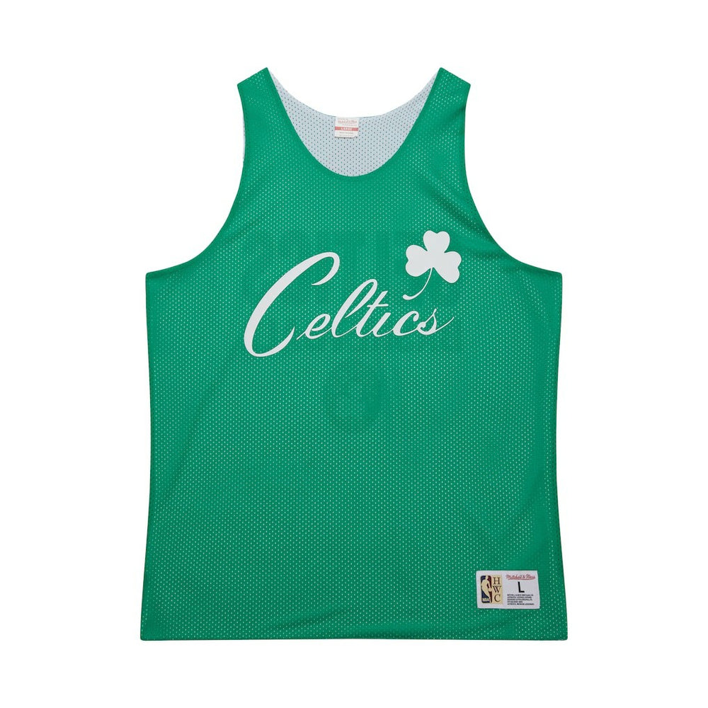 Boston Celtics Hardwood Classics Reversible Mesh Practice Jersey Kelly Green/White - NBA