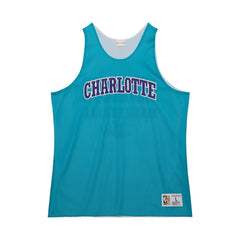 Charlotte Hornets Hardwood Classics Reversible Mesh Practice Jersey Teal/White - NBA