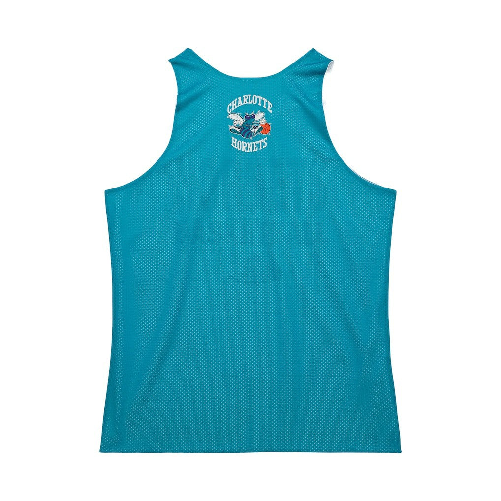 Charlotte Hornets Hardwood Classics Reversible Mesh Practice Jersey Teal/White - NBA