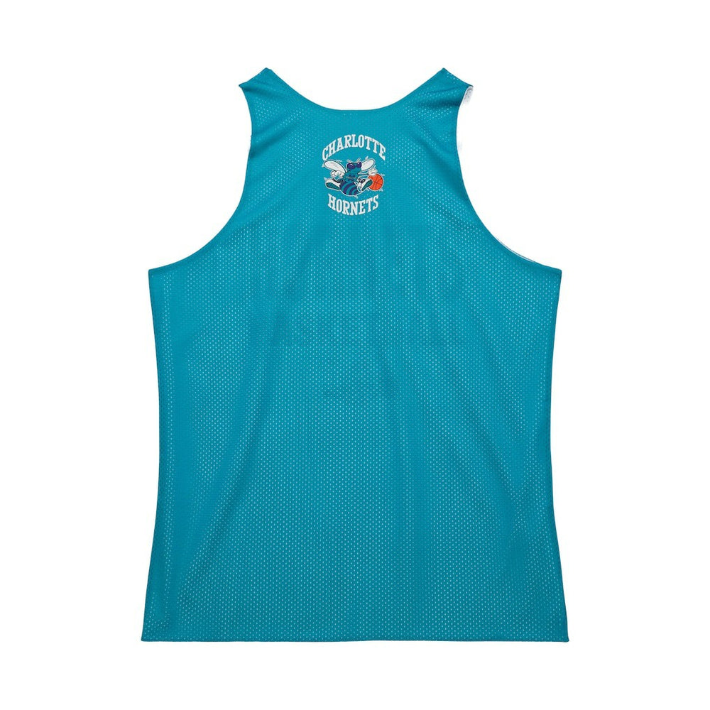 Charlotte Hornets Hardwood Classics Reversible Mesh Practice Jersey Teal/White - NBA