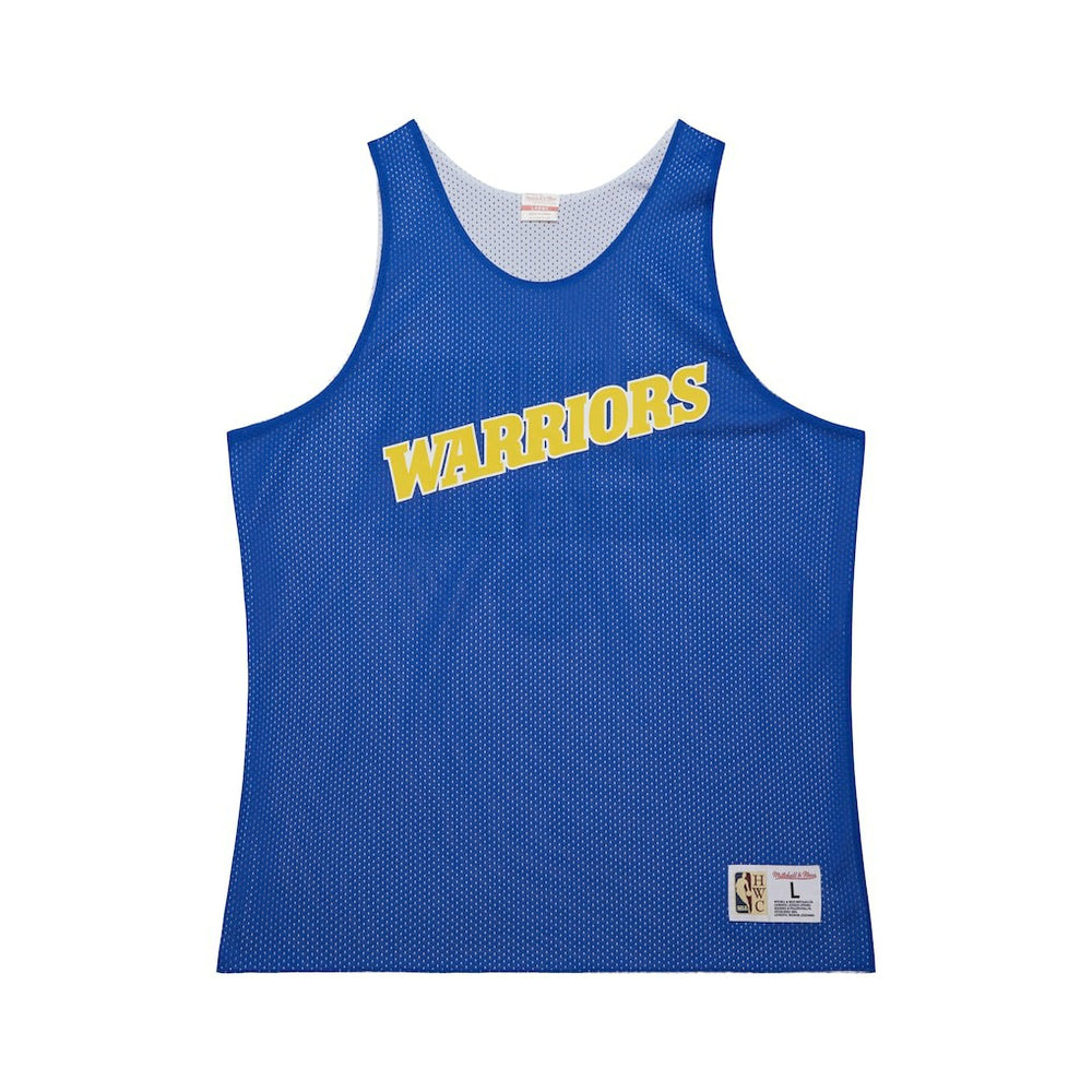 Golden State Warriors Hardwood Classics Reversible Mesh Practice Jersey Royal/White - NBA