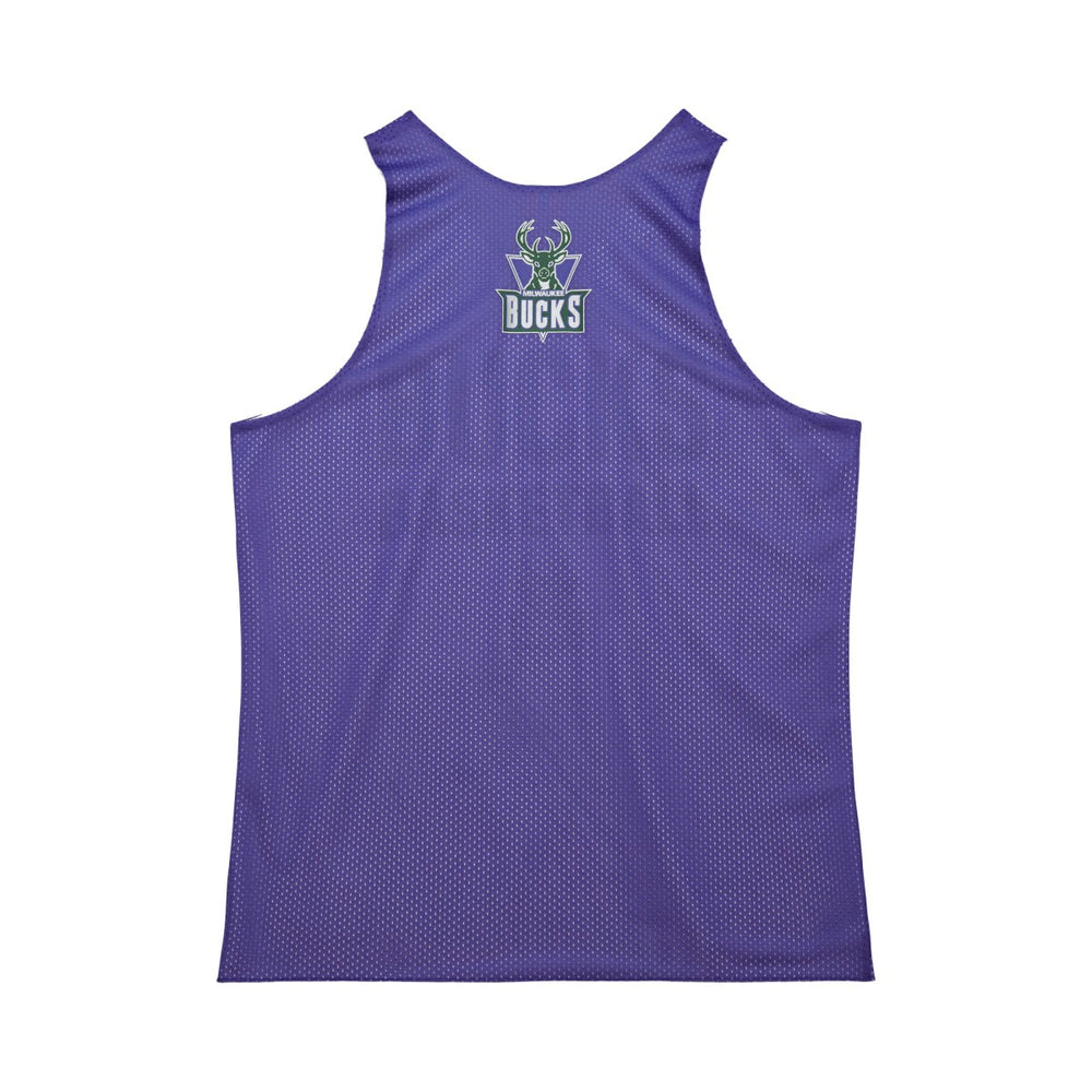 Milwaukee Bucks Hardwood Classics Reversible Mesh Practice Jersey Purple/White - NBA
