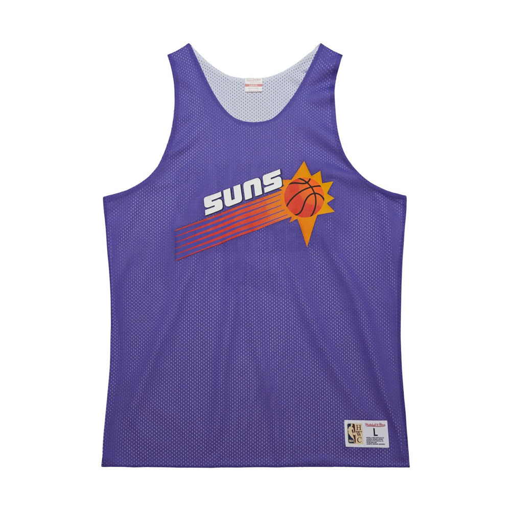 Phoenix Suns Hardwood Classics Reversible Mesh Practice Jersey Purple/White - NBA