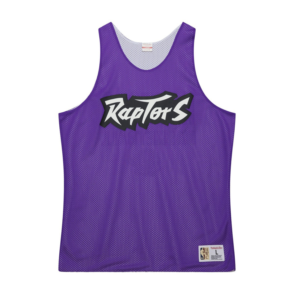 Toronto Raptors Hardwood Classics Reversible Mesh Practice Jersey Purple/White - NBA