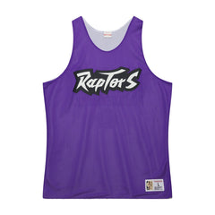 Toronto Raptors Hardwood Classics Reversible Mesh Practice Jersey Purple/White - NBA
