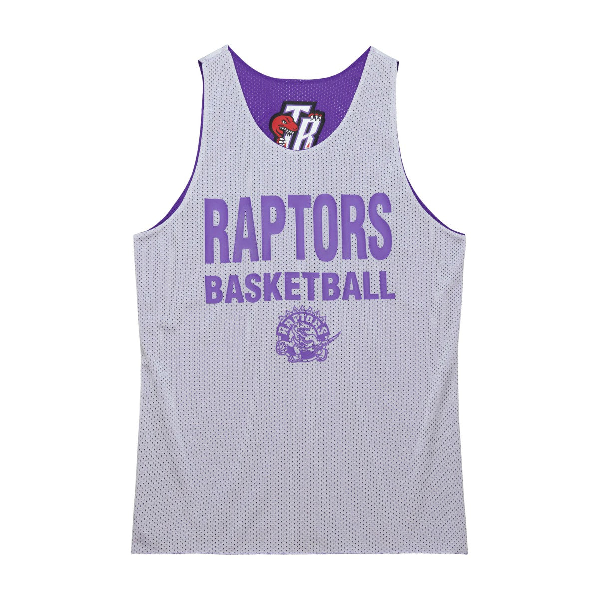 Toronto Raptors Hardwood Classics Reversible Mesh Practice Jersey Purple/White - NBA