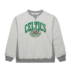 Boston Celtics Vintage Logo Pullover Sweatshirt Heather Gray - NBA