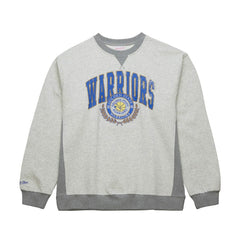 Golden State Warriors Vintage Logo Pullover Sweatshirt Heather Gray - NBA