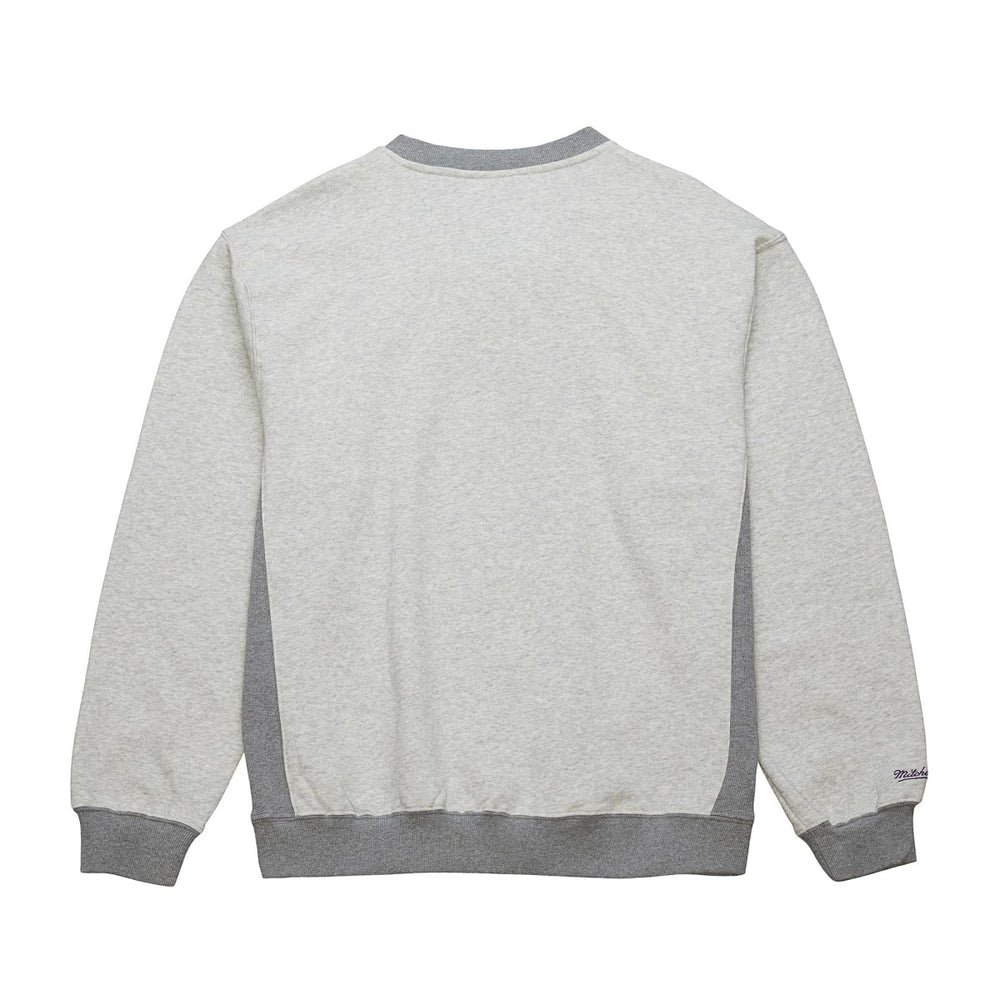 Los Angeles Lakers Vintage Logo Pullover Sweatshirt Heather Gray - NBA
