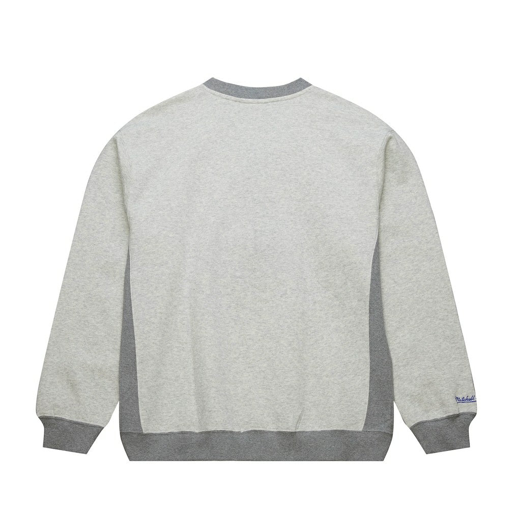 Philadelphia 76ers Vintage Logo Pullover Sweatshirt Heather Gray - NBA