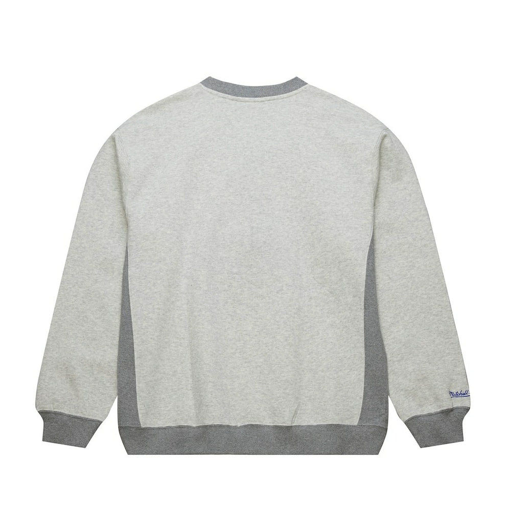 Philadelphia 76ers Vintage Logo Pullover Sweatshirt Heather Gray - NBA