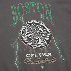 Boston Celtics Women's Hardwood Classics Lightweight Pullover Sweatshirt Charcoal - NBA