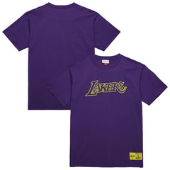 Los Angeles Lakers Hardwood Classics Neon Nights Premium T-Shirt Purple - NBA