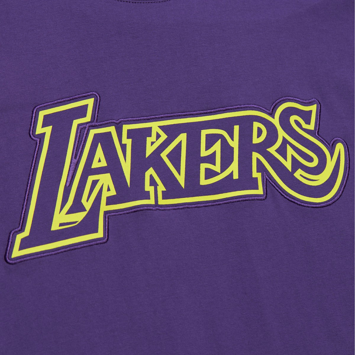 Los Angeles Lakers Hardwood Classics Neon Nights Premium T-Shirt Purple - NBA