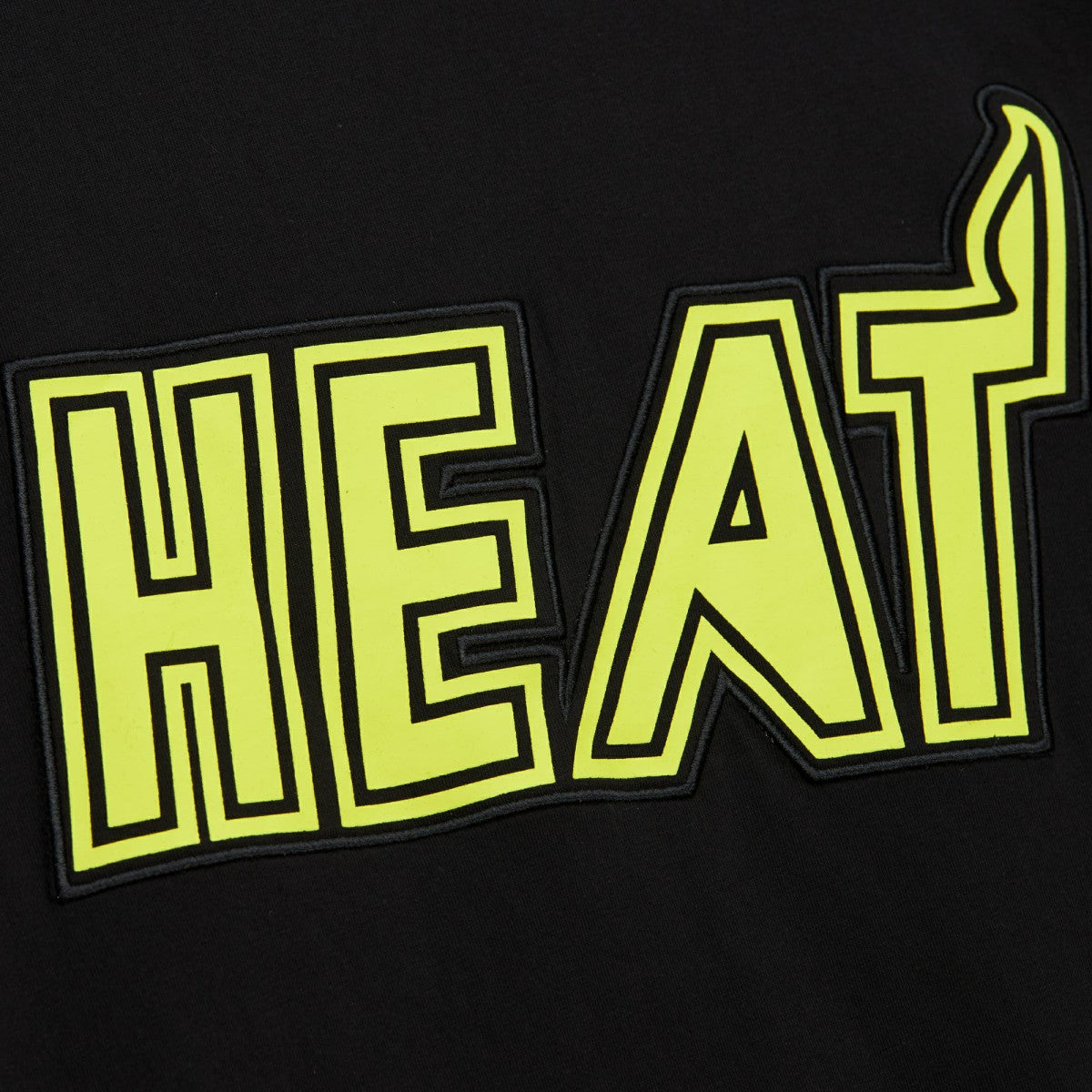 Miami Heat Hardwood Classics Neon Nights Premium T-Shirt Black - NBA
