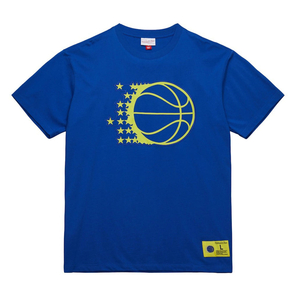 Orlando Magic Hardwood Classics Neon Nights Premium T-Shirt Blue - NBA