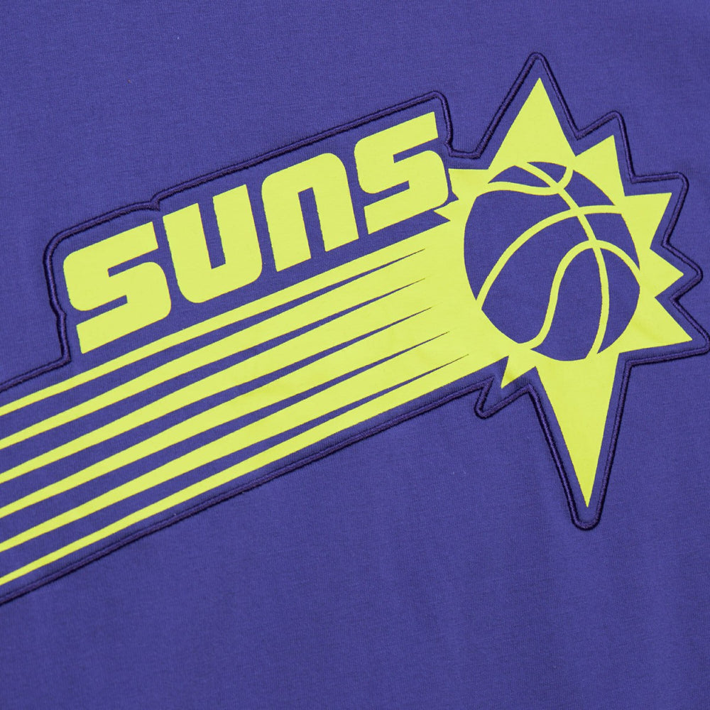 Phoenix Suns Hardwood Classics Neon Nights Premium T-Shirt Purple - NBA