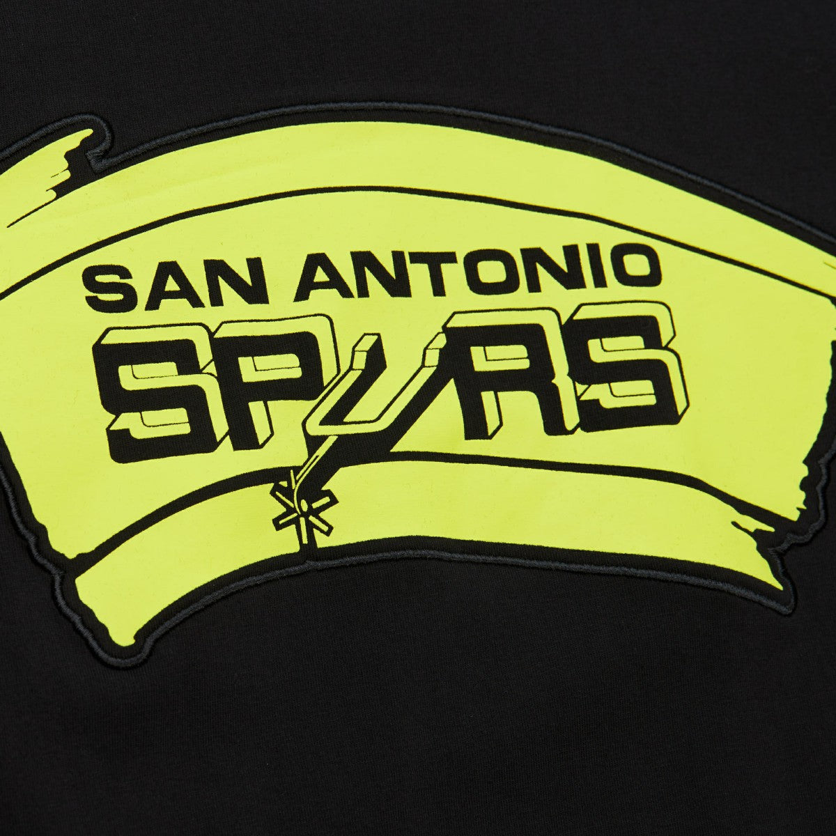San Antonio Spurs Hardwood Classics Neon Nights Premium T-Shirt Black - NBA