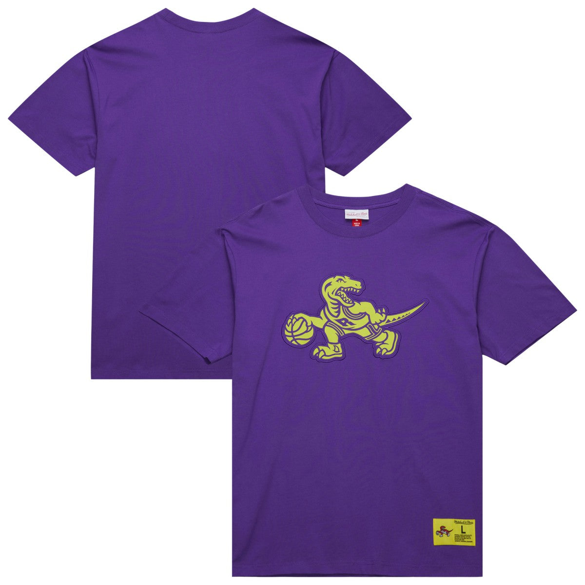 Toronto Raptors Hardwood Classics Neon Nights Premium T-Shirt Raptors Purple - NBA