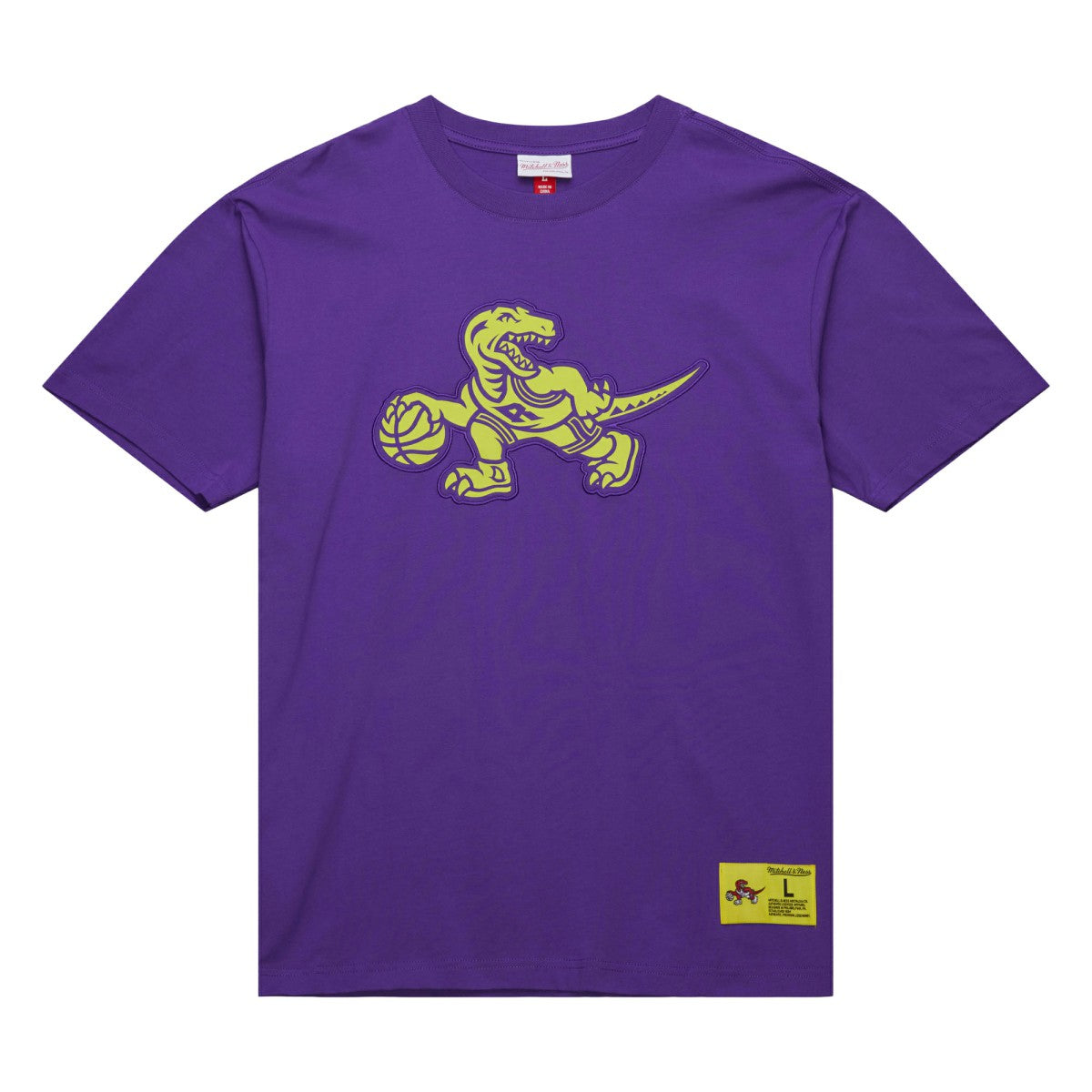 Toronto Raptors Hardwood Classics Neon Nights Premium T-Shirt Raptors Purple - NBA