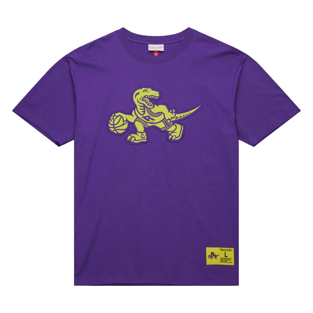 Toronto Raptors Hardwood Classics Neon Nights Premium T-Shirt Raptors Purple - NBA
