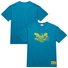 Charlotte Hornets Hardwood Classics Neon Nights Premium T-Shirt Teal - NBA