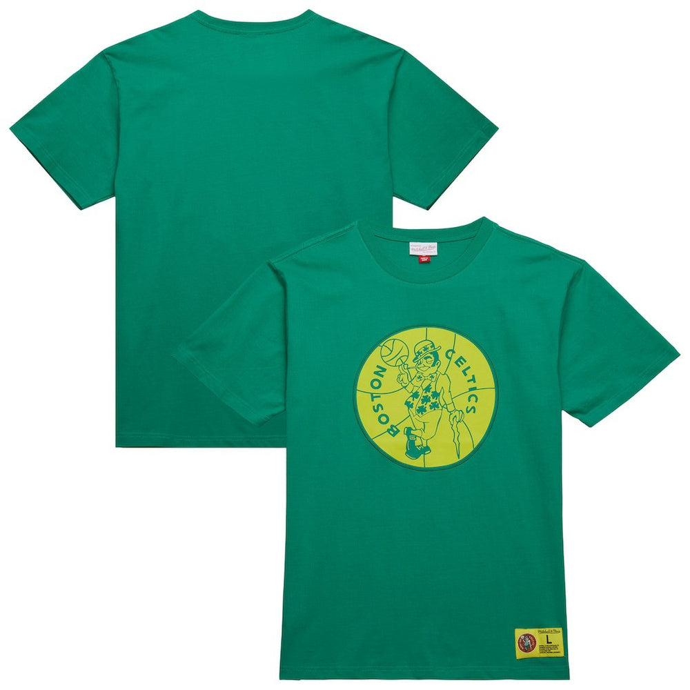 Boston Celtics Hardwood Classics Neon Nights Premium T-Shirt Kelly Green - NBA