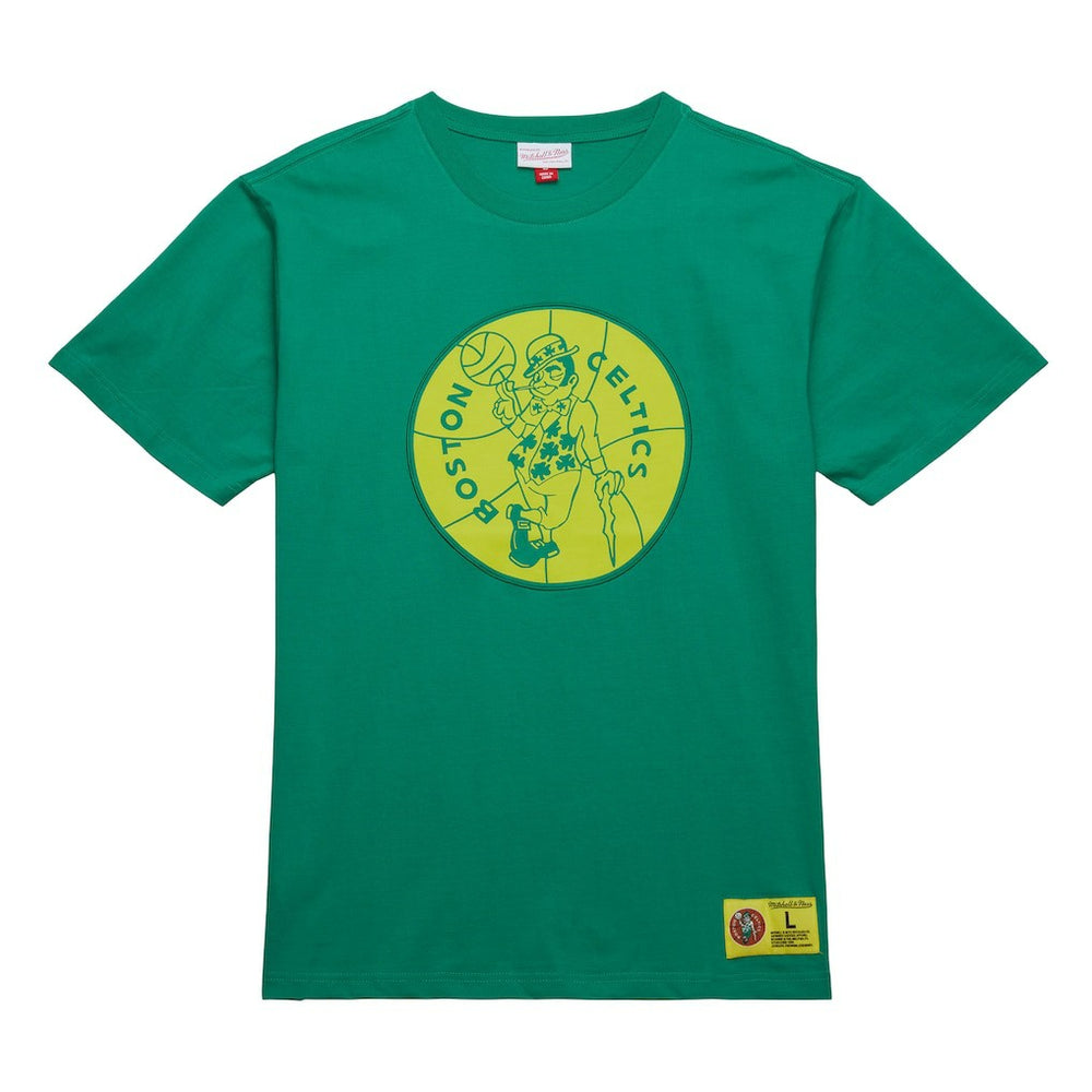Boston Celtics Hardwood Classics Neon Nights Premium T-Shirt Kelly Green - NBA