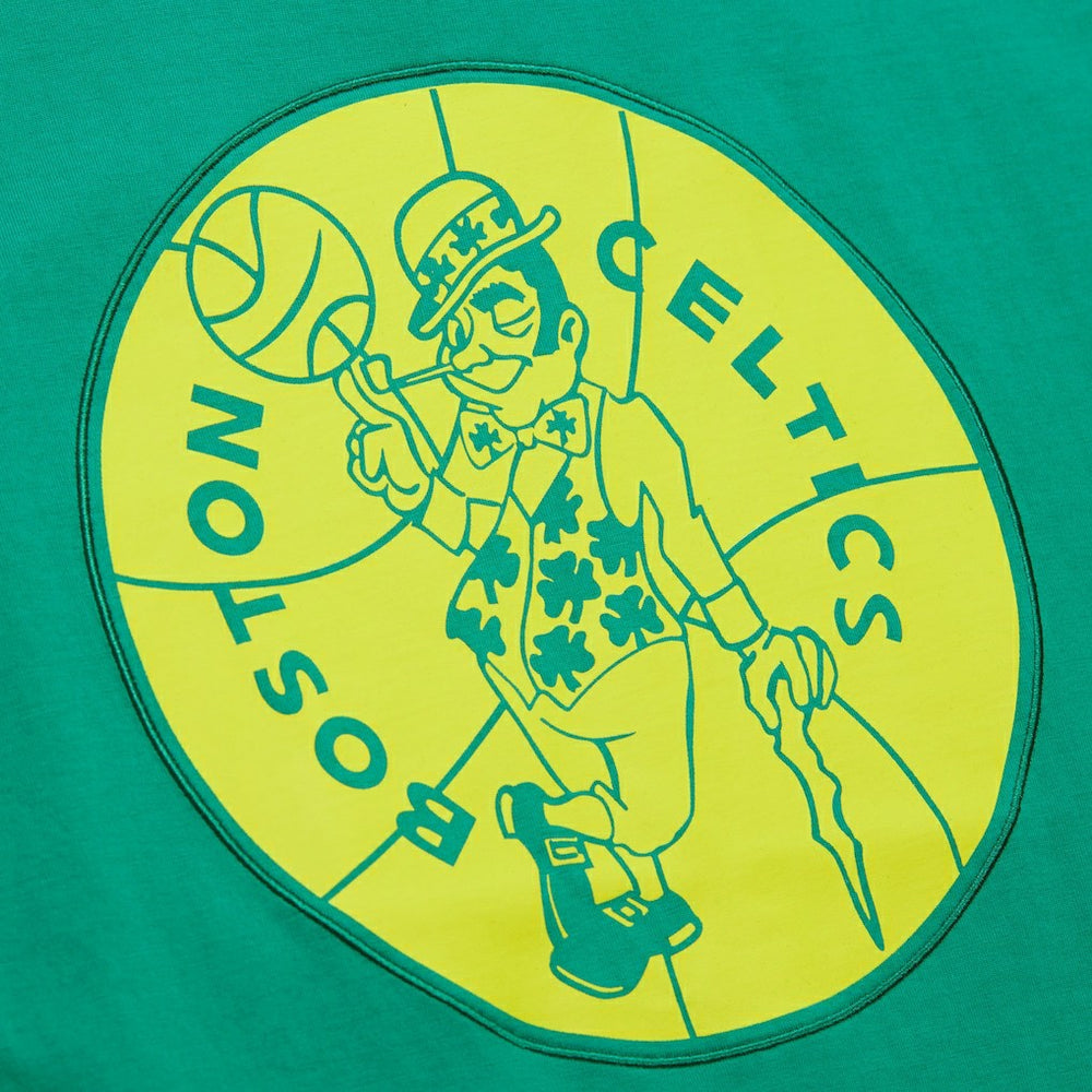 Boston Celtics Hardwood Classics Neon Nights Premium T-Shirt Kelly Green - NBA