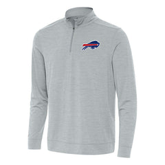 Buffalo Bills Antigua Bright Quarter-Zip Top Heather Gray | NFL