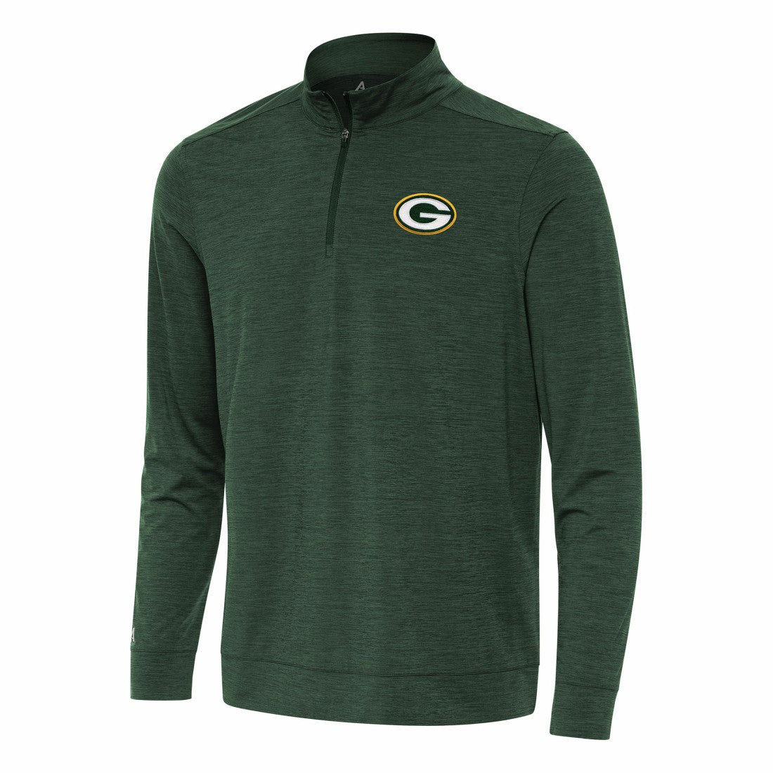 Green Bay Packers Antigua Bright Quarter-Zip Top Green | NFL